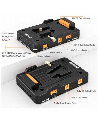 ZGCINE VM-VP1 V Mount Battery Plate Kit1 ZGCINE VM-VP1 V Mount Battery Plate Kit1