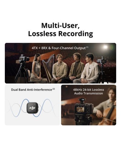 DJI Mic 3 Compact Wireless Microphone System/Recorder for Camera & Smartphone DJI Mic 3 Compact Wireless Microphone System/Recorder for Camera & Smartphone