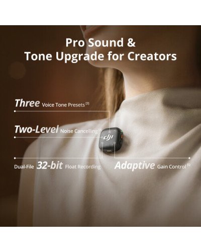 DJI Mic 3 Compact Wireless Microphone System/Recorder for Camera & Smartphone DJI Mic 3 Compact Wireless Microphone System/Recorder for Camera & Smartphone