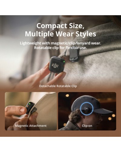 DJI Mic 3 Compact Wireless Microphone System/Recorder for Camera & Smartphone DJI Mic 3 Compact Wireless Microphone System/Recorder for Camera & Smartphone