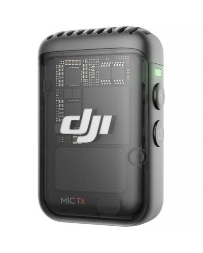 DJI Mic 2 Clip-On Transmitter/Recorder with Built-In Microphone (Shadow Black)