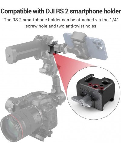 SmallRig NATO Clamp Accessory Mount for DJI RS 2/ RSC 2/ RS 3/ RS 3 Pro/ RS 4/ RS 4 Pro/ RS 4 Mini/ RS 5