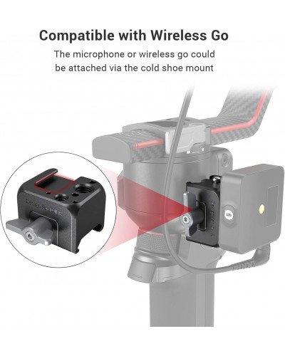 SmallRig NATO Clamp Accessory Mount for DJI RS 2/ RSC 2/ RS 3/ RS 3 Pro/ RS 4/ RS 4 Pro/ RS 4 Mini/ RS 5