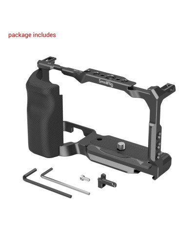 SmallRig Camera Cage with Right-Side Handgrip for Sony ZV-E10