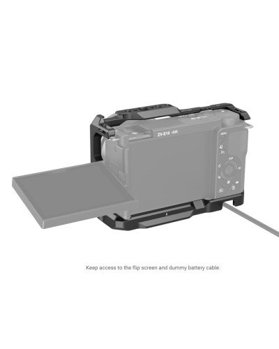 SmallRig Camera Cage with Right-Side Handgrip for Sony ZV-E10