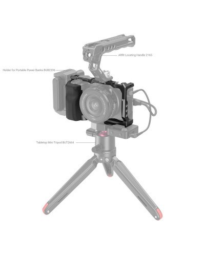 SmallRig Camera Cage with Right-Side Handgrip for Sony ZV-E10