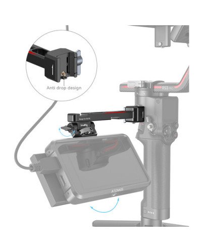 SmallRig Monitor Mounting Support with NATO Clamp for DJI RS 2 RSC 2 RS 3 RS 3 Pro RS 3 Mini RS 4 or RS 4 Pro Gimbal SmallRig Monitor Mounting Support with NATO Clamp for DJI RS 2 RSC 2 RS 3 RS 3 Pro RS 3 Mini RS 4 or RS 4 Pro Gimbal