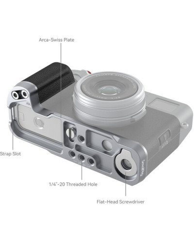 SmallRig L-Shape Grip for FUJIFILM X100VI/X100V (Silver)