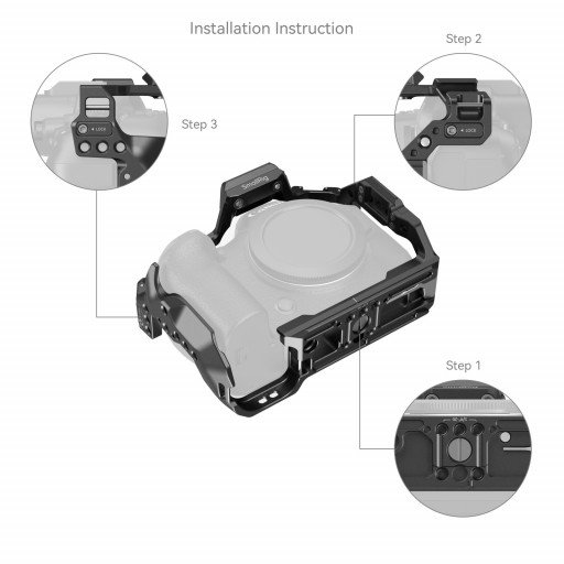 SmallRig HawkLock Quick Release Cage for Canon EOS R6 Mark II