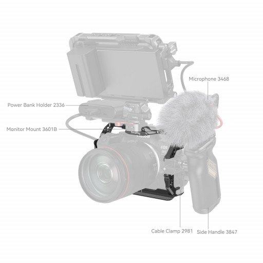 SmallRig HawkLock Quick Release Cage for Canon EOS R6 Mark II
