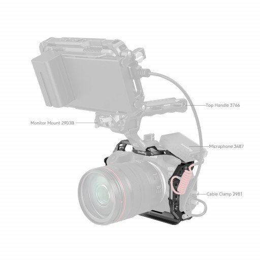 SmallRig HawkLock Quick Release Cage for Canon EOS R6 Mark II