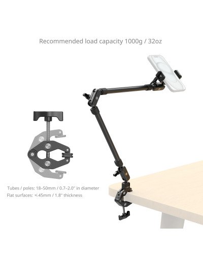 SmallRig Desktop Shooting Magic Arm with Crab Clamp Kit