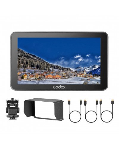 Godox GM6S 5.5" 4K HDMI Touchscreen Ultrabright On-Camera Monitor