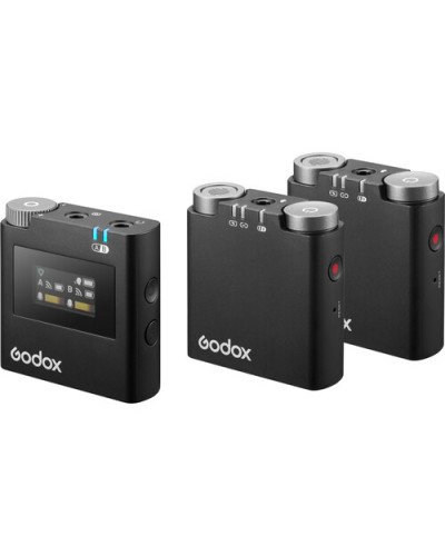 Godox Virso M2 2-Person Wireless Microphone System for Cameras and Smartphones