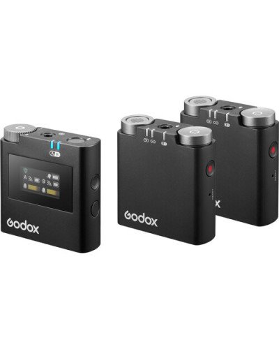 Godox Virso S M2 2-Person Wireless Microphone System for Sony Cameras and Smartphones