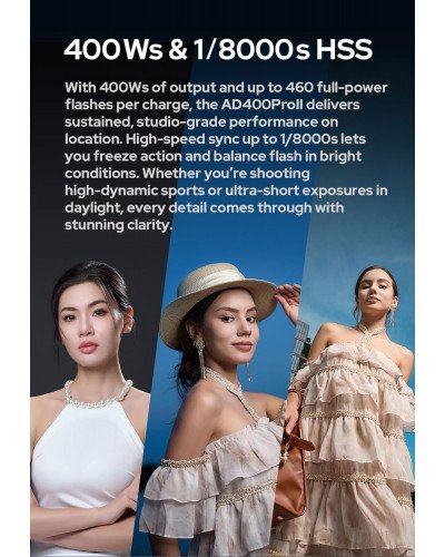 Godox AD400Pro II All-in-One Outdoor Flash