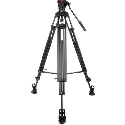 VILTROX VX-18M Heavy-Duty Video Tripod with VT-01 Fluid Head
