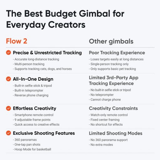 Insta360 Flow 2 Standard Bundle (Stone Gray)