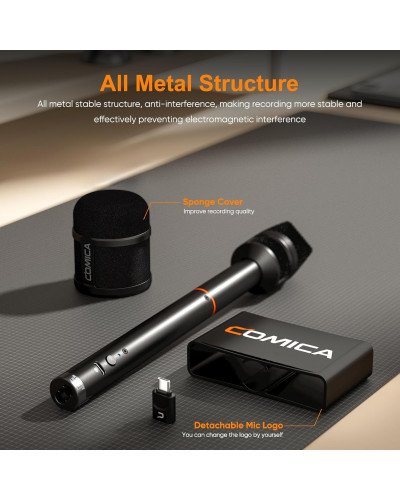 COMICA Audio Revo S Wireless Cardioid Condenser With USB-C Plug