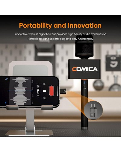 COMICA Audio Revo S Wireless Cardioid Condenser With USB-C Plug