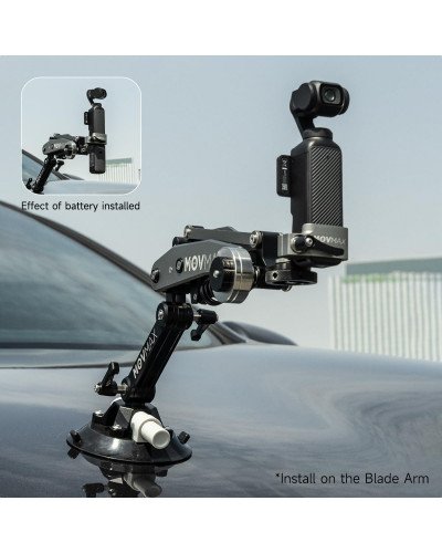 MOVMAX Blade-Arm Hoop Connector for DJI Pocket 3