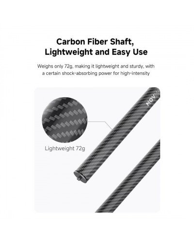 MOVMAX Blade Carbon Fiber Extension Tube for Osmo Pocket 3