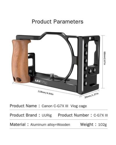 Ulanzi UURig Camera Cage for Canon G7X Mark III