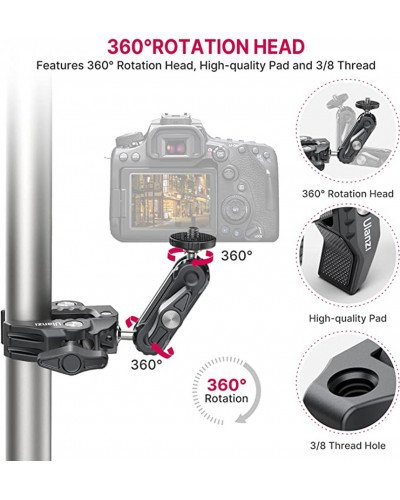 Ulanzi R094 Multi-Functional Super Clamp with Magic Arm Ulanzi R094 Multi-Functional Super Clamp with Magic Arm