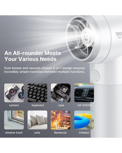 Ulanzi High Speed Electric Air Duster (White)