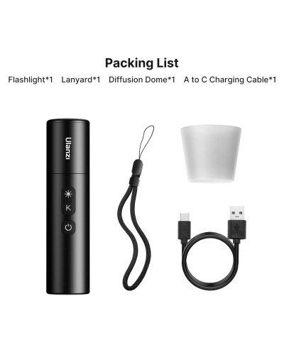 Ulanzi LM07 Photography Rechargeable Flashlight