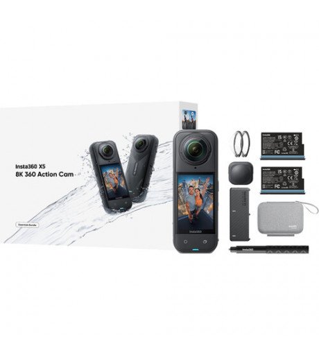 Insta360 X5 360 Action Camera Essentials Bundle