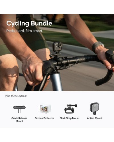 Insta360 GO Ultra Premium Cycling Bundle (Midnight Black)