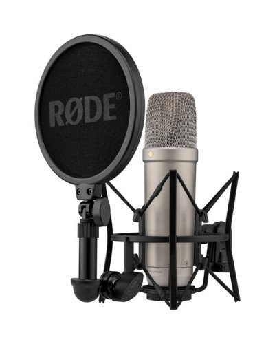 RODE NT1 5th Generation Large-Diaphragm Cardioid Condenser XLR/USB Microphone (Silver)