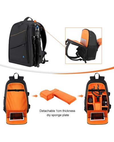 PULUZ Outdoor Portable Waterproof Dual Shoulders Backpack Camera Bag with Rain Cover for Camera DJI Ronin-SC/Ronin-S PULUZ Outdoor Portable Waterproof Dual Shoulders Backpack Camera Bag with Rain Cover for Camera DJI Ronin-SC/Ronin-S