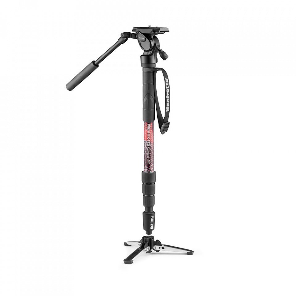Manfrotto Element MII Video Monopod with Live Fluid Head(MVMELMIIA4LIVE)