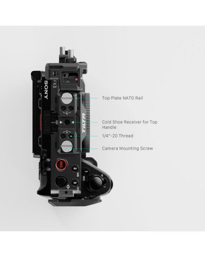 Tilta Camera Cage Basic Kit V2 for Sony FX3 & FX30 Black (TA-T16-A-B)