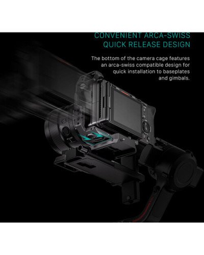 Tilta Camera Cage Basic Kit V2 for Sony FX3 & FX30 Black (TA-T16-A-B)