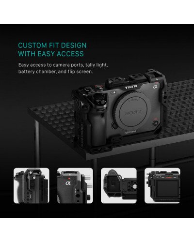 Tilta Camera Cage Basic Kit V2 for Sony FX3 & FX30 Black (TA-T16-A-B)