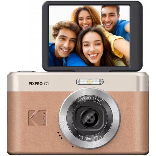 Kodak Pixpro C1 13MP FHD 1080P Digital Camera Brown
