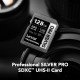 Lexar 128GB Professional SILVER PRO UHS-II V60 SDXC Memory Card R:280MB/s W:120MB/s