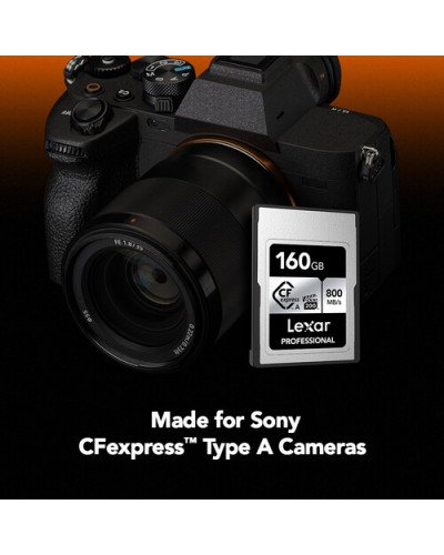 Lexar 160GB Professional CFexpress Type A Card SILVER Series