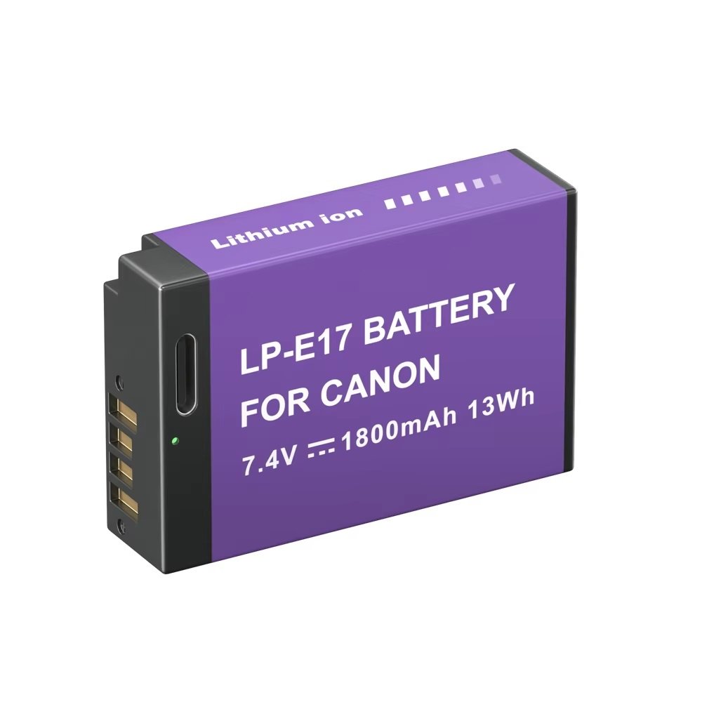 LP-E17 for CANON Rechargeable Battery with USB-C Input