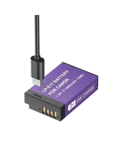 LP-E17 for CANON Rechargeable Battery with USB-C Input