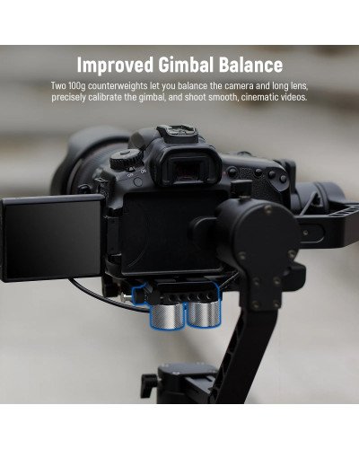 NEEWER GA001 Gimbal Counterweights and Clamp Kit for DJI