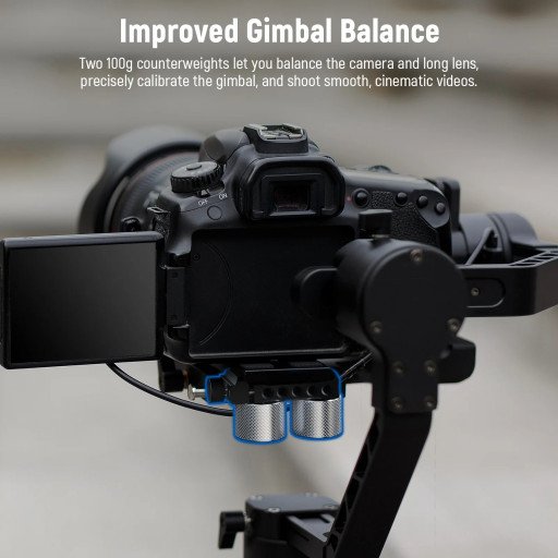 NEEWER GA001 Gimbal Counterweights and Clamp Kit for DJI