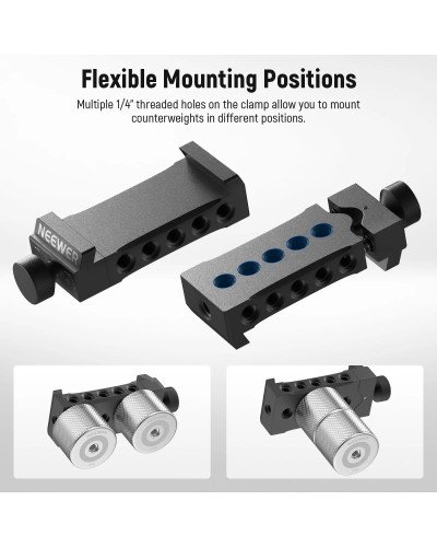NEEWER GA001 Gimbal Counterweights and Clamp Kit for DJI