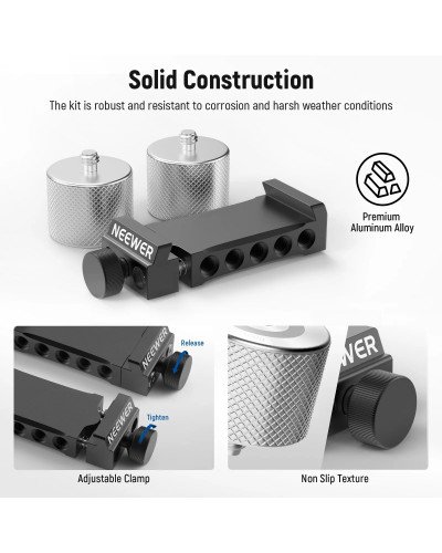 NEEWER GA001 Gimbal Counterweights and Clamp Kit for DJI