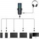 COMICA Audio EJoy Uni Pro D RGB Cardioid Condenser Wireless/USB-C Microphone with Desktop Stand