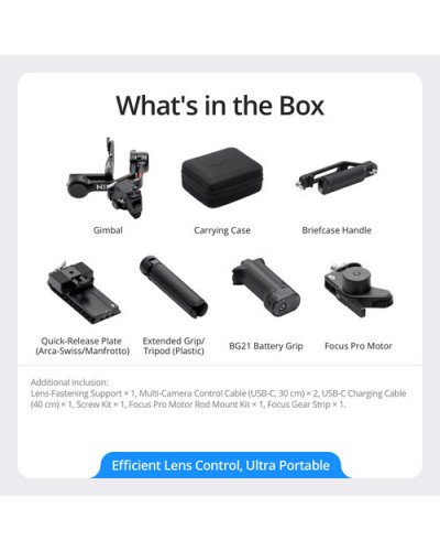 DJI RS 4 Gimbal Stabilizer Combo