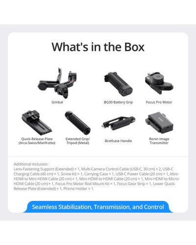 DJI RS 4 Pro Combo Gimbal Stabilizer